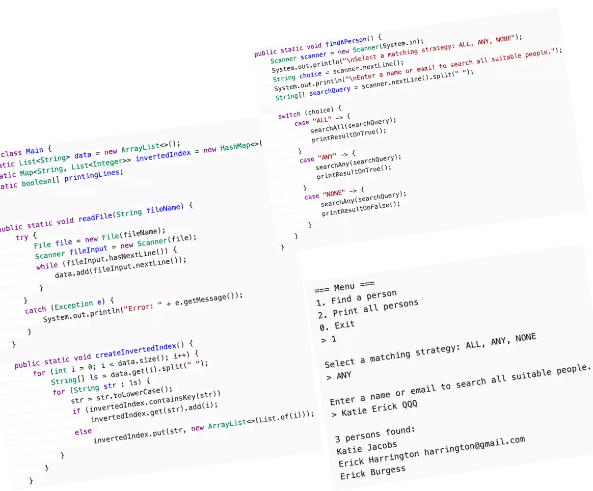 Search Engine Code Example Image